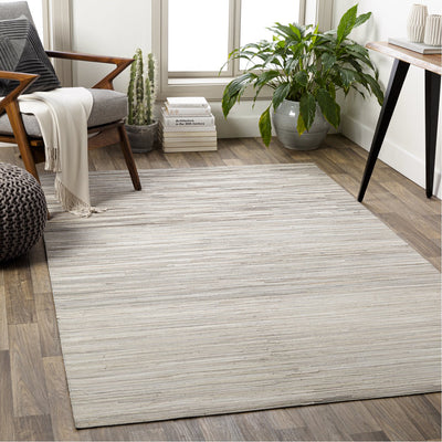 product image for Zander ZND-1009 Hand Crafted Rug in Beige & Medium Grey by Surya 45