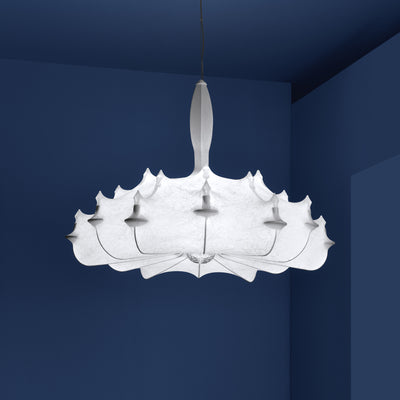 product image for Zeppelin Plastic and Steel White Pendant Lighting 74