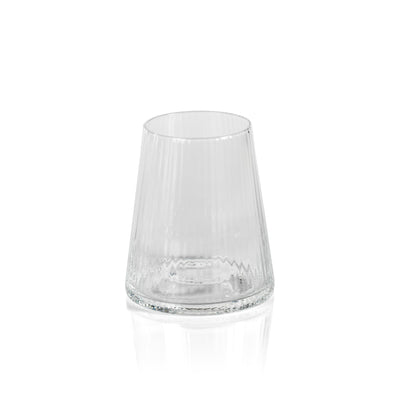 product image of benin taper up textured all purpose glasses set of 4 by zodax ch 6019 1 528