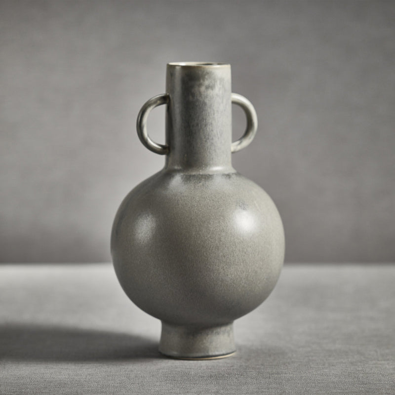media image for avesta tall gray stoneware vase by zodax ch 6237 2 293