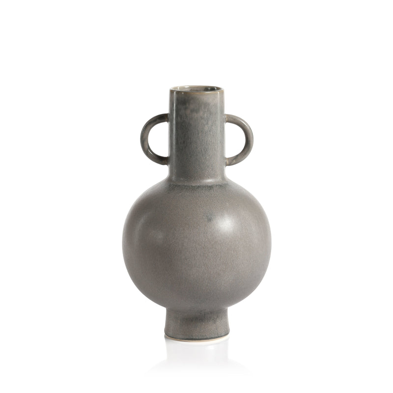 media image for avesta tall gray stoneware vase by zodax ch 6237 1 284