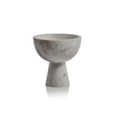 product image of ada white footed marble bowl by zodax in 7343 1 521