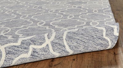 product image for Natal Hand Tufted Gray and Ivory Rug by BD Fine Roll Image 1 56