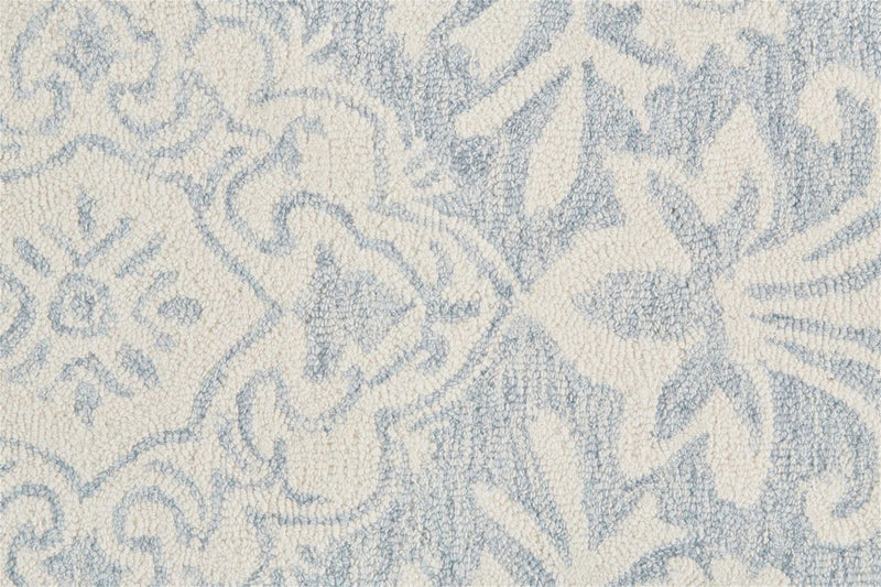 media image for Natal Hand Tufted Blue and Ivory Rug by BD Fine Texture Image 1 281