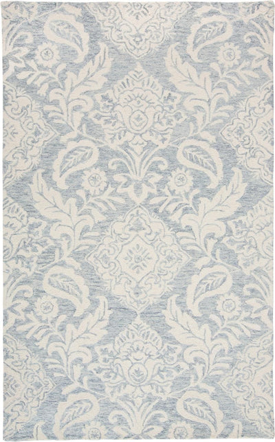 product image of Natal Hand Tufted Blue and Ivory Rug by BD Fine Flatshot Image 1 565