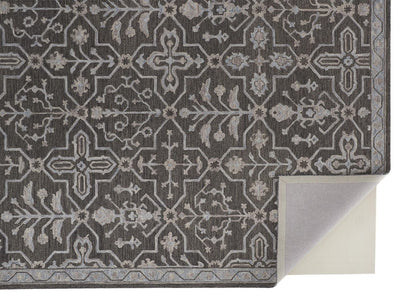 product image for Faris Gray and Blue Rug by BD Fine Fold Image 1 75