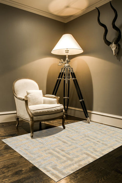 product image for Pellaro Cream and Gray Rug by BD Fine Roomscene Image 1 1