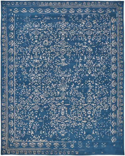 product image for Khalo Hand Tufted Blue and Gray Rug by BD Fine Flatshot Image 1 99