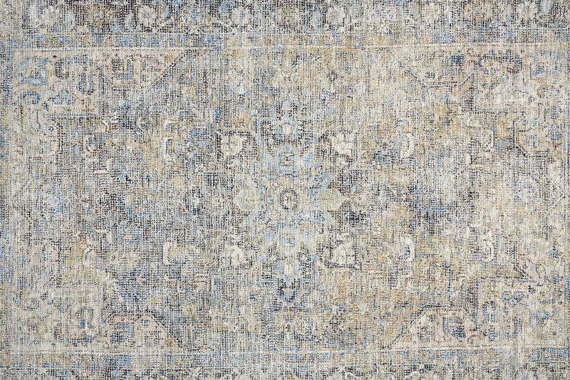 media image for Ramey Hand Woven Blue and Gray Rug by BD Fine Texture Image 1 275