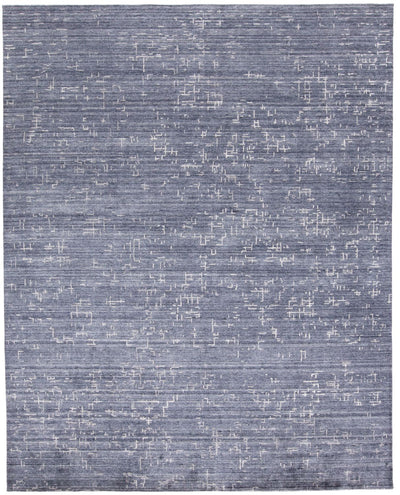 product image of Miska Hand Woven Blue and Ivory Rug by BD Fine Flatshot Image 1 588