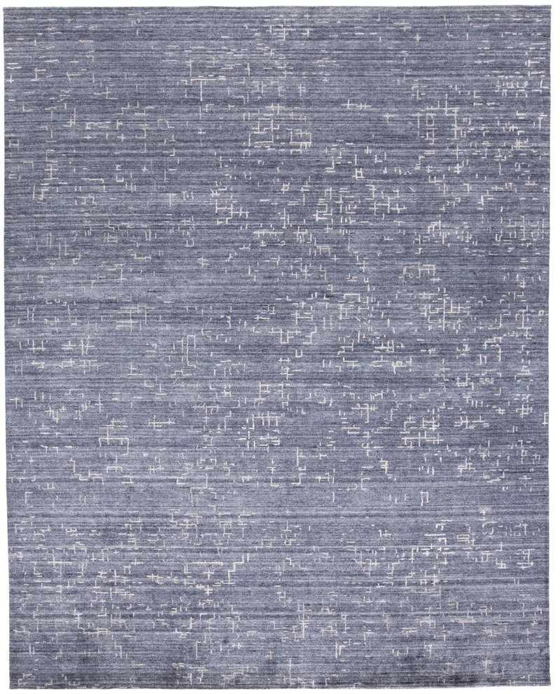 media image for Miska Hand Woven Blue and Ivory Rug by BD Fine Flatshot Image 1 244