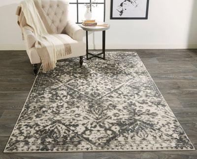 product image for Kiba Gray and Ivory Rug by BD Fine Roomscene Image 1 87