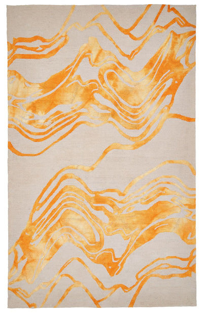 product image for Pearline Hand Tufted Orange and Yellow Rug by BD Fine Flatshot Image 1 66