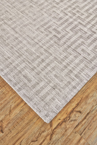 product image for Savona Hand Woven Light Silver Gray Rug by BD Fine Corner Image 1 82