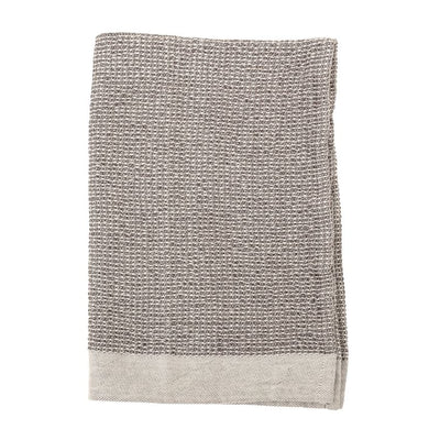 product image for Set of 2 Cotton Waffle Weave Kitchen Towels in Grey 6