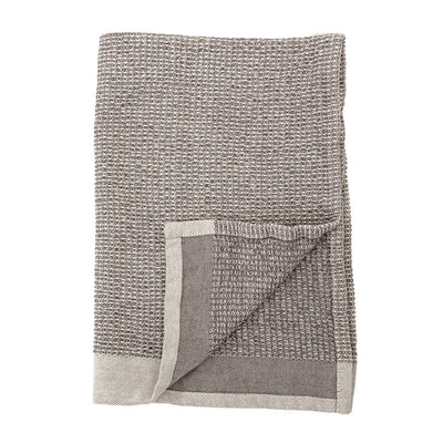 product image for Set of 2 Cotton Waffle Weave Kitchen Towels in Grey 2