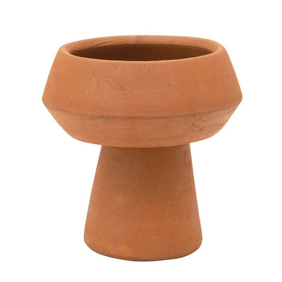 product image of handmade terra cotta footed vase 1 524
