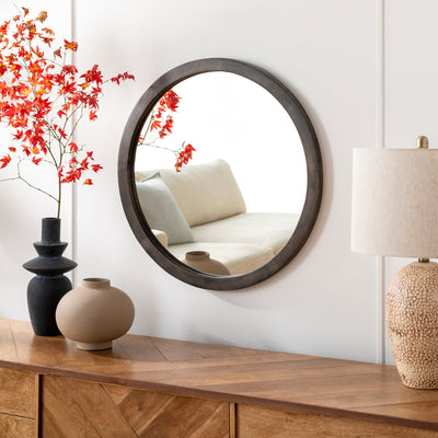 product image for Atticus ATU-001 Round Mirror in Natural by Surya 92