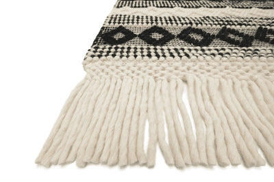 product image for Holloway Hand Woven Ivory / Black Rug Alternate Image 1 59