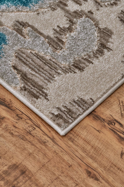 product image for Arsene Teal and Taupe Rug by BD Fine Corner Image 1 25