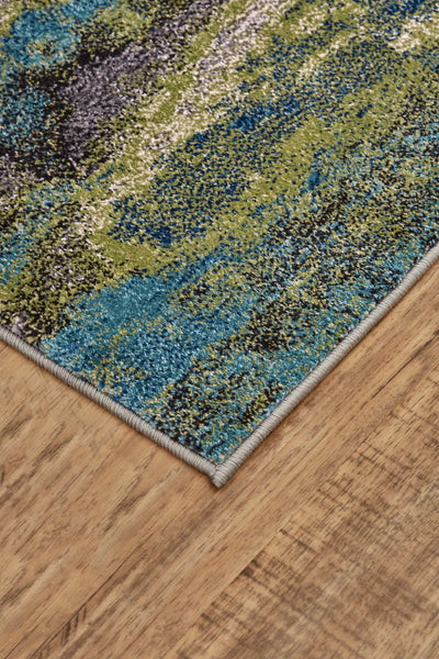 product image for Omari Teal and Teal Rug by BD Fine Corner Image 1 73