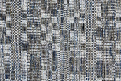 product image for Caldecott Hand Knotted Warm Gray and Bright Blue Rug by BD Fine Texture Image 1 98