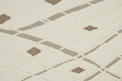 product image for Elika Hand Tufted Ivory and Beige Rug by BD Fine Texture Image 1 60