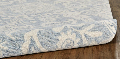 product image for Natal Hand Tufted Blue and Ivory Rug by BD Fine Roll Image 1 75