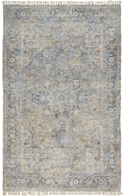 product image for Ramey Hand Woven Blue and Gray Rug by BD Fine Flatshot Image 1 44
