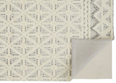 product image for Elika Hand Tufted Ivory Rug by BD Fine Fold Image 1 5