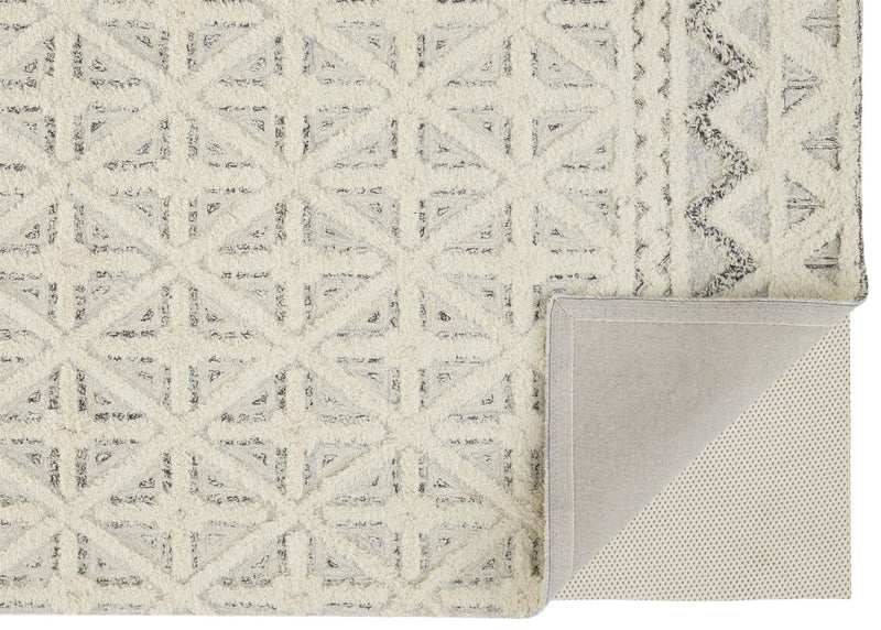 media image for Elika Hand Tufted Ivory Rug by BD Fine Fold Image 1 278