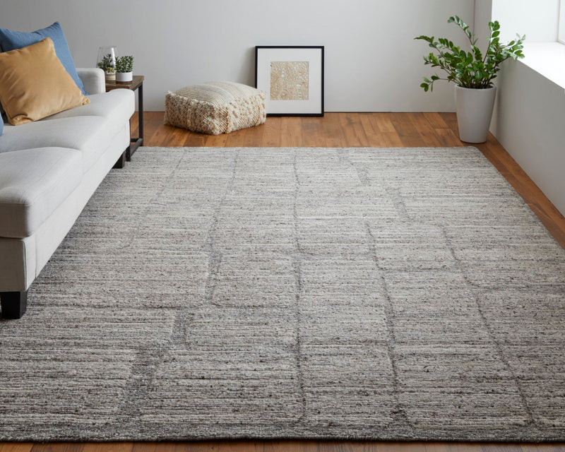 media image for Conor Abstract Gray/Ivory/Taupe Rug 7 211
