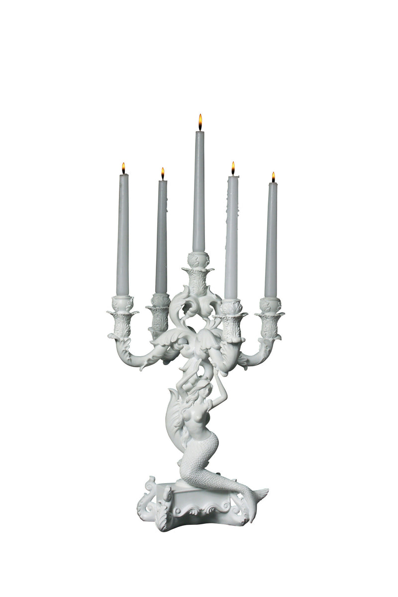 media image for burlesque white mermaid chandelier design by seletti 1 273