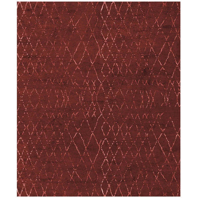 product image of cetona hand knotted rusty red w silver rug by by second studio c1203 47x67 1 510