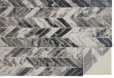 product image for Orin Silver and Black Rug by BD Fine Fold Image 1 7