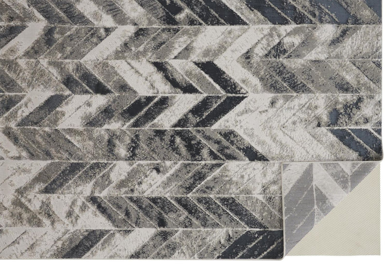 media image for Orin Silver and Black Rug by BD Fine Fold Image 1 249