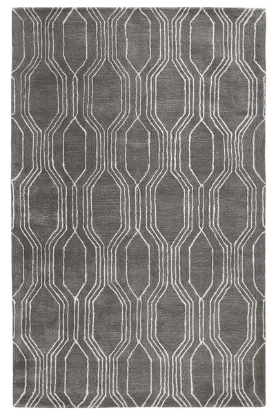 product image for Rainor Hand Tufted Gray and Ivory Rug by BD Fine Flatshot Image 1 98