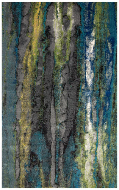 product image of Omari Teal and Teal Rug by BD Fine Flatshot Image 1 59