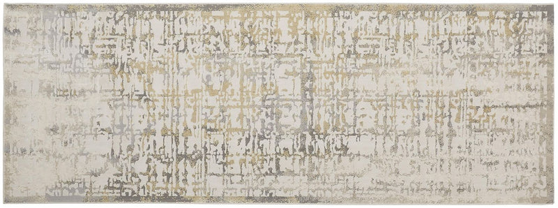 media image for Vanhorn Ivory and Beige Rug by BD Fine Flatshot Image 1 257