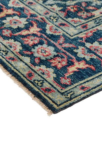 product image for Bashyr Hand Knotted Teal and Red Rug by BD Fine Corner Image 1 22