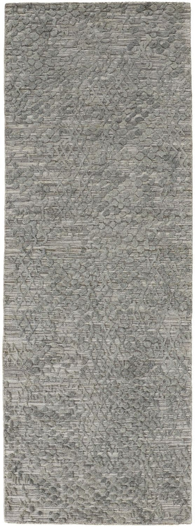 product image for Huntley Hand Woven Gray and Green Rug by BD Fine Flatshot Image 1 41