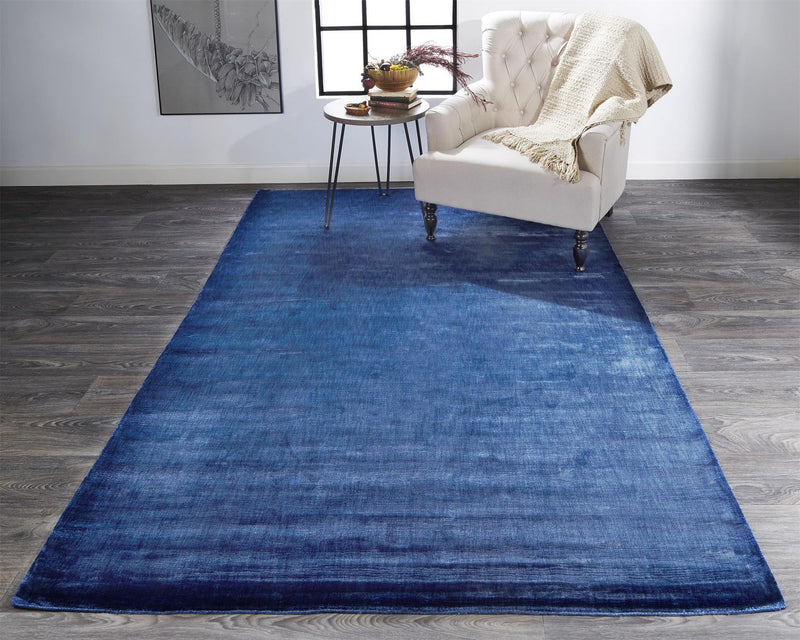 media image for Nantes Hand Woven Palace Blue Rug by BD Fine Roomscene Image 1 287