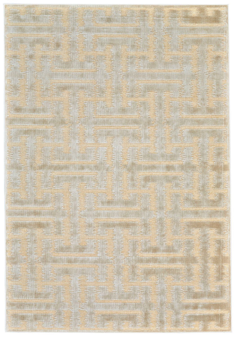 media image for Pellaro Cream and Gray Rug by BD Fine Flatshot Image 1 290