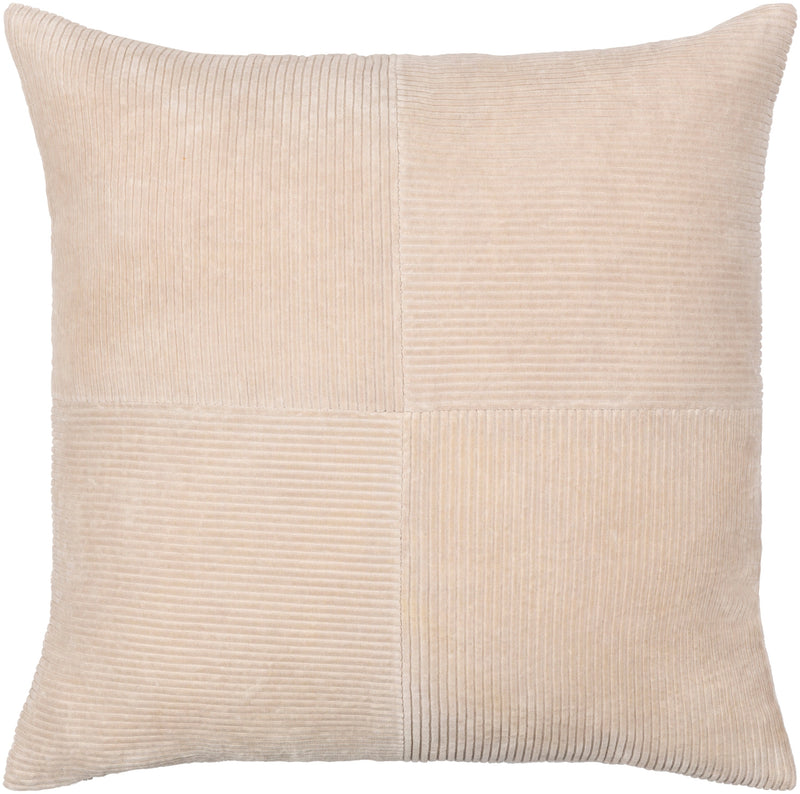 media image for corduroy quarters pillow kit by surya cdq001 1818d 1 264