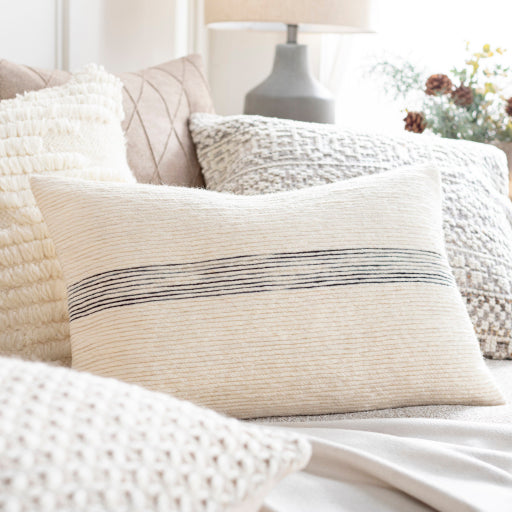 media image for Carine Cotton Cream Pillow Styleshot Image 222