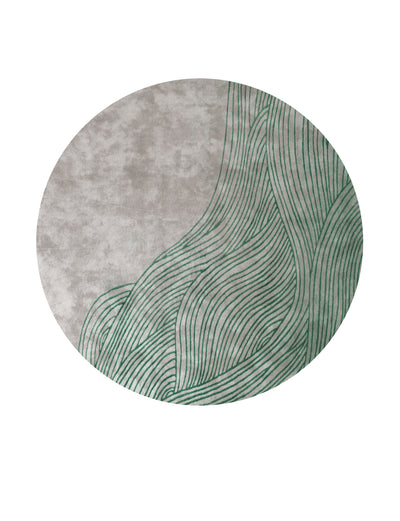 product image for Continua Laguna Hand Tufted Rug in Green design by Second Studio 99