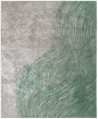 product image for Continua Laguna Hand Tufted Rug in Green design by Second Studio 24