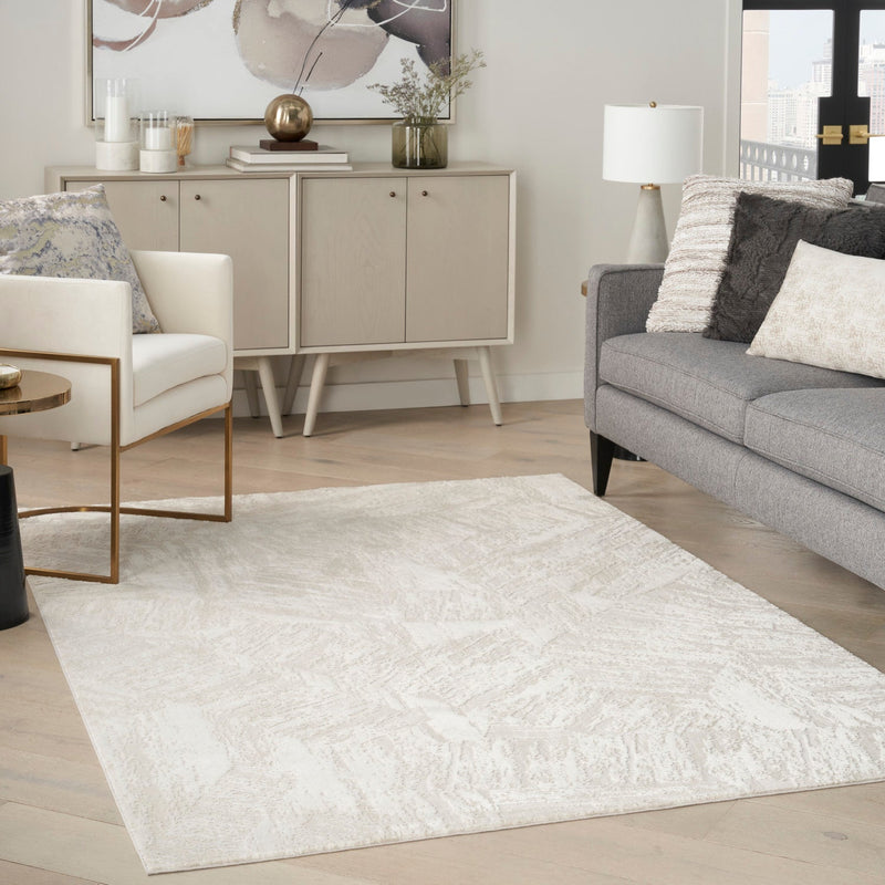 media image for Nourison Home Desire Ivory Modern Rug By Nourison Nsn 099446909046 11 222