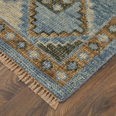 product image for foxboro traditional medallion hand knotted blue green rug by bd fine filr6935blugrnh00 5 42