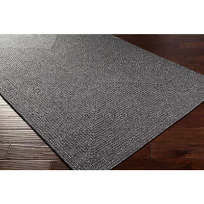 product image for Chesapeake Bay Indoor/Outdoor Charcoal Rug Corner Image 3 98